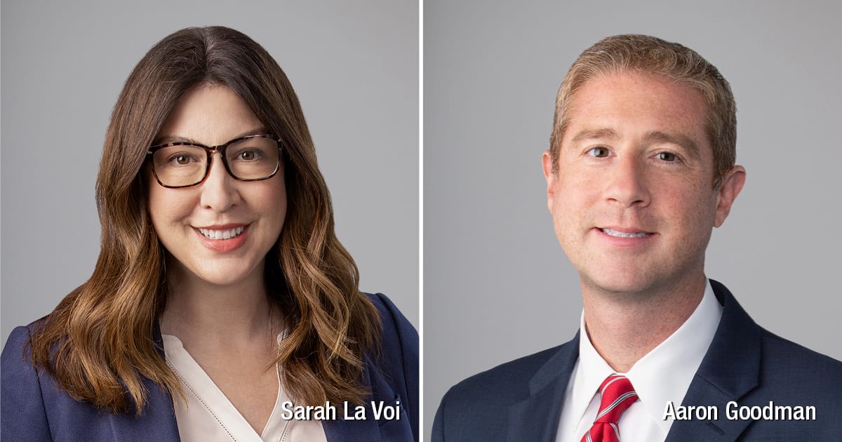 Sarah La Voi, Aaron Goodman Present at ANA Legal Affairs Committee ...